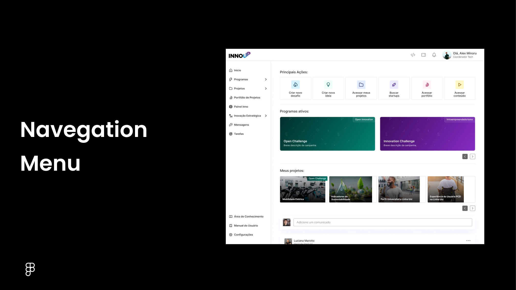 Navigation Redesign screenshot